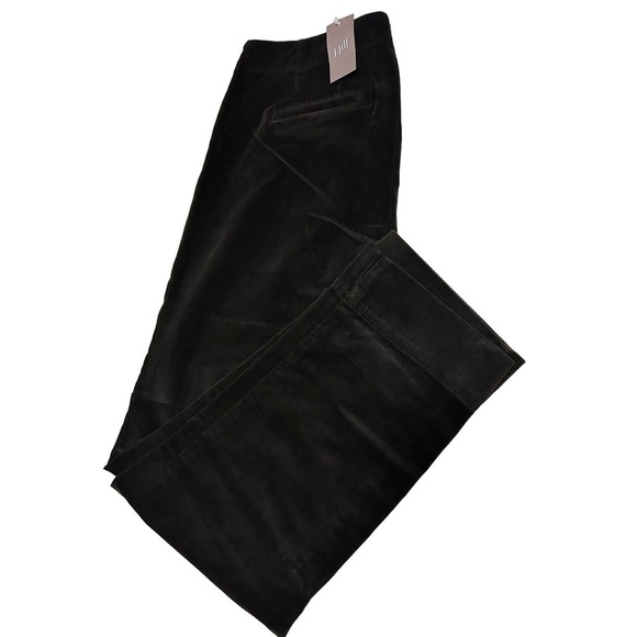 J. Jill Microwale Corduroy pants trousers pockets Dark Brown Walnut High Rise - Picture 7 of 11